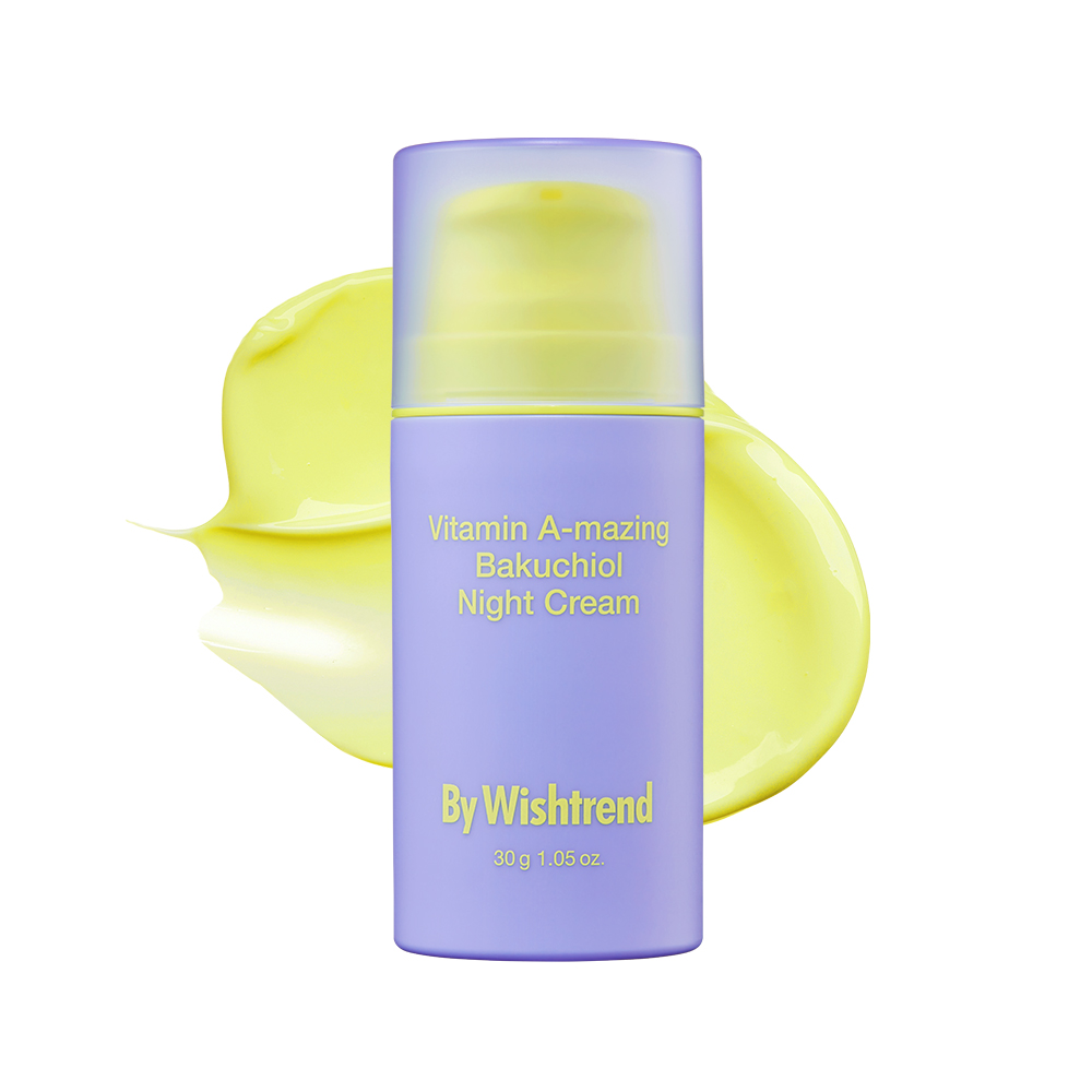 bywishtrend by wishtrend vitamin a-mazing bakuchiol night cream 1.05 oz.