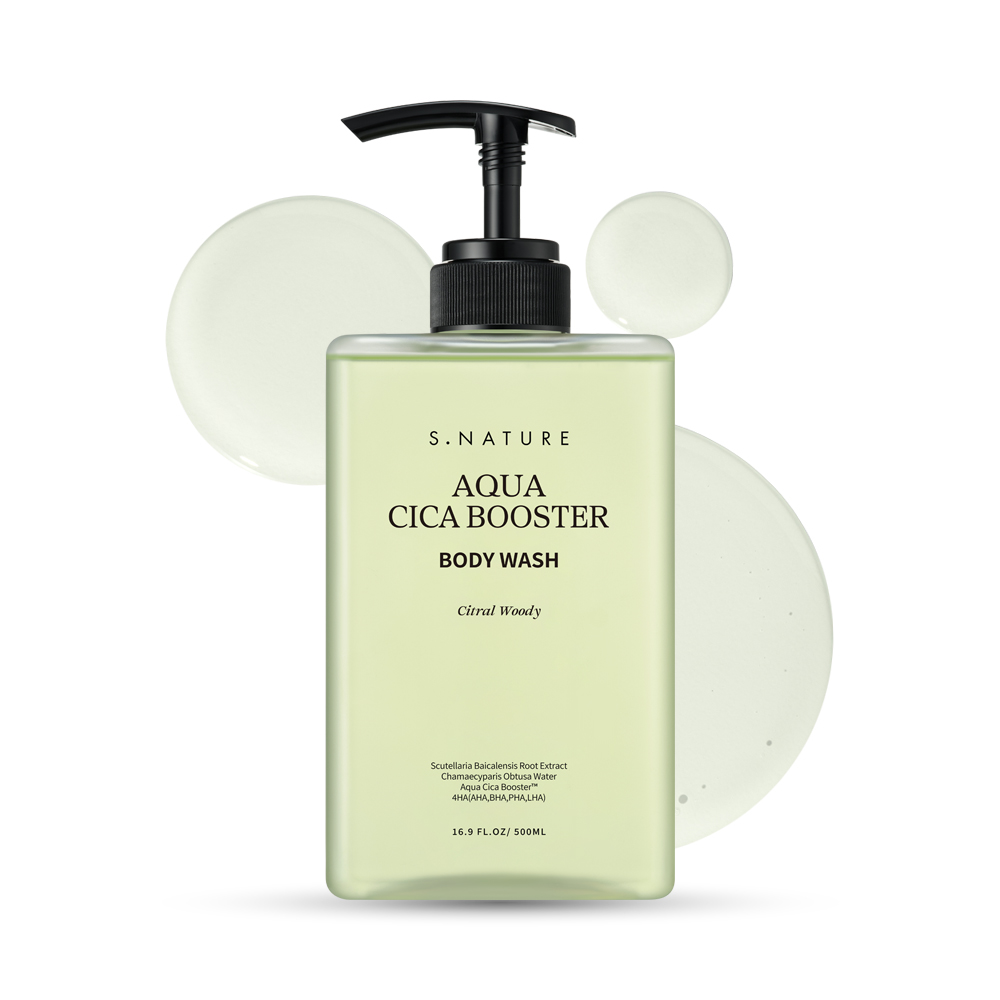 snature s.nature aqua cica booster body wash 16.9 fl. oz.
