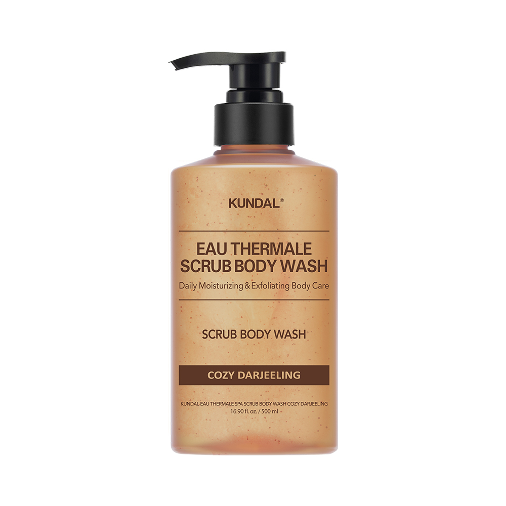 kundal kundal eau thermale spa scrub body wash cozy darjeeling 16.9 fl. oz.