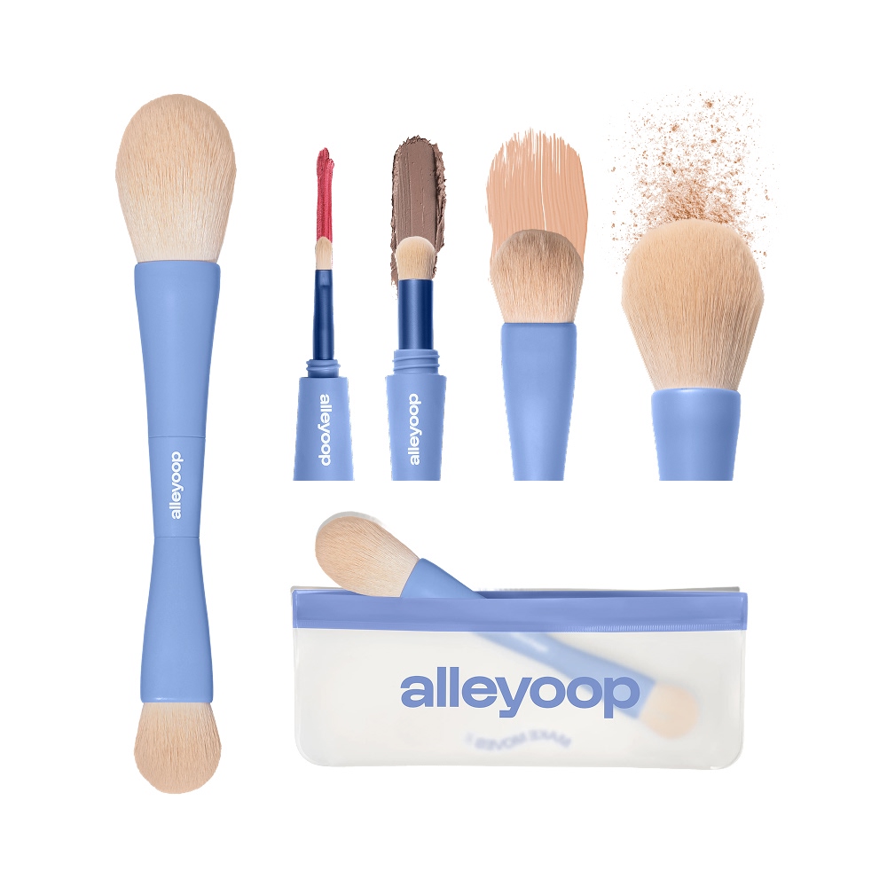 alleyoop alleyoop overachiever 4-in-1 makeup brush set