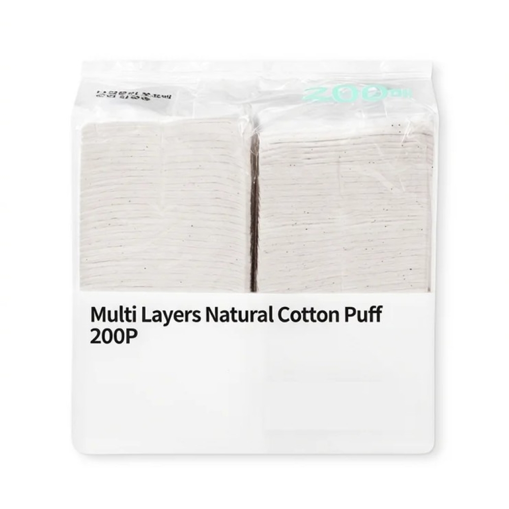 oliveyoung oliveyoung multi layers natural cotton puff