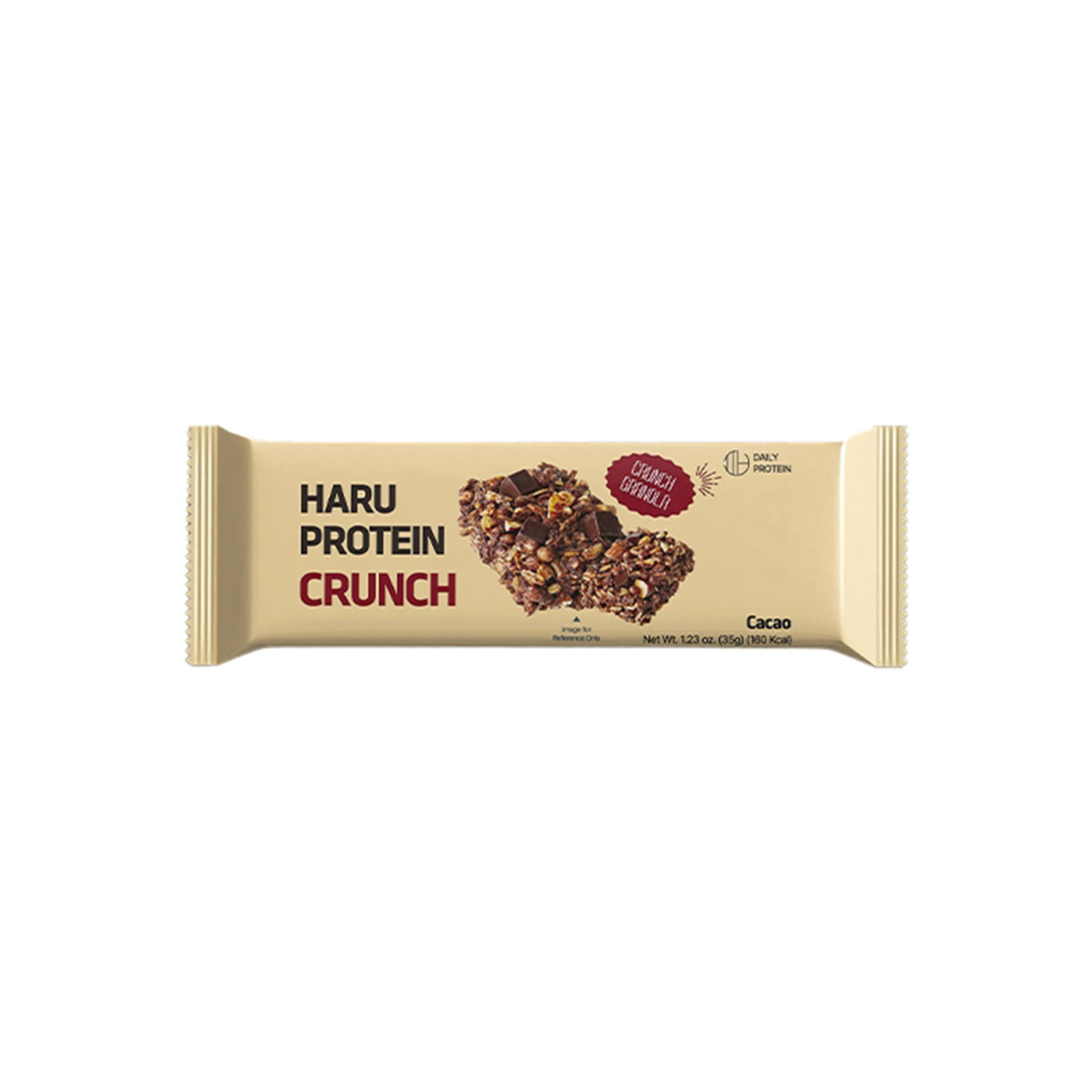 proteinmill proteinmill haru protein bar crunch cacao 1.2 oz.