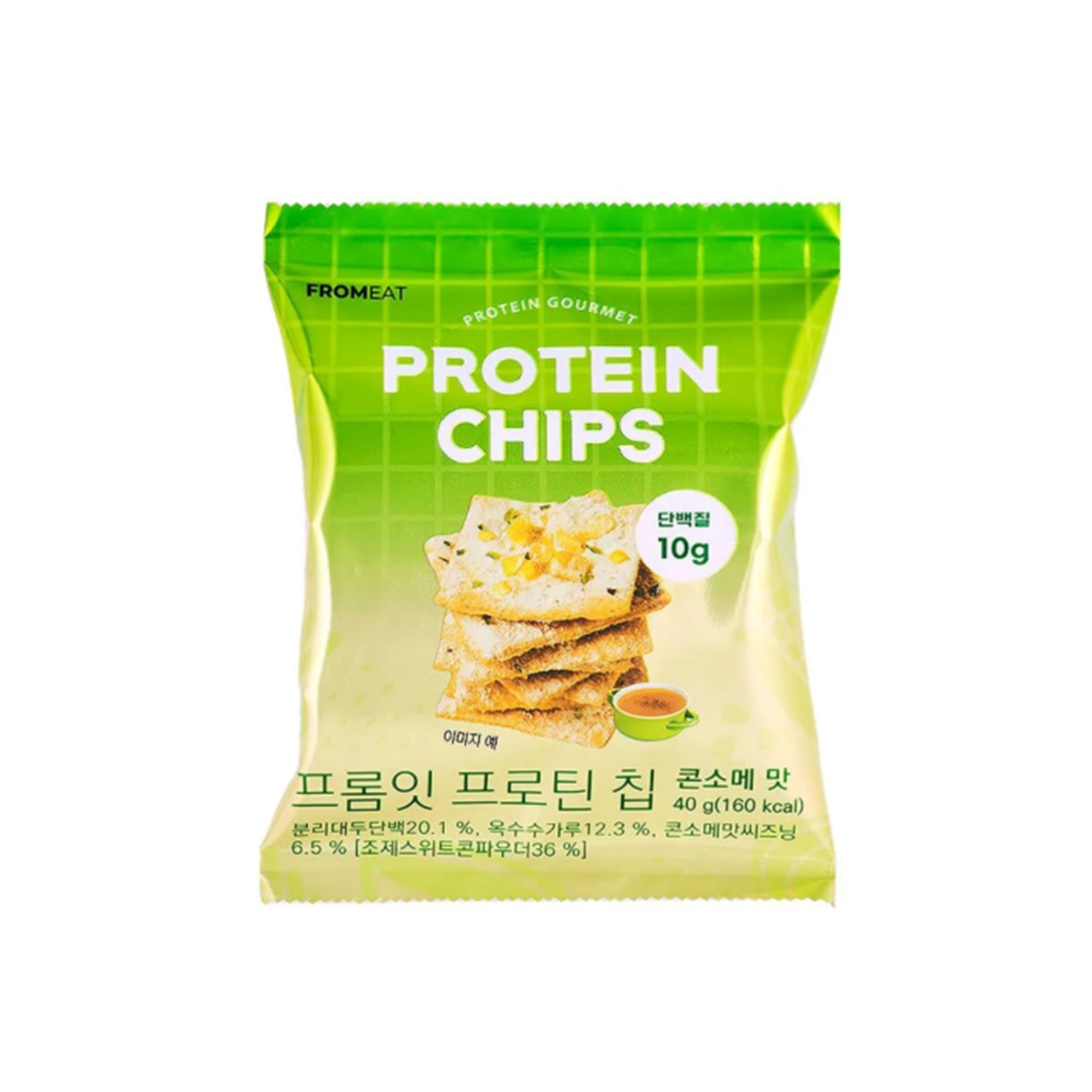 fromeat fromeat protein chips consomme flavor 1.41 oz.