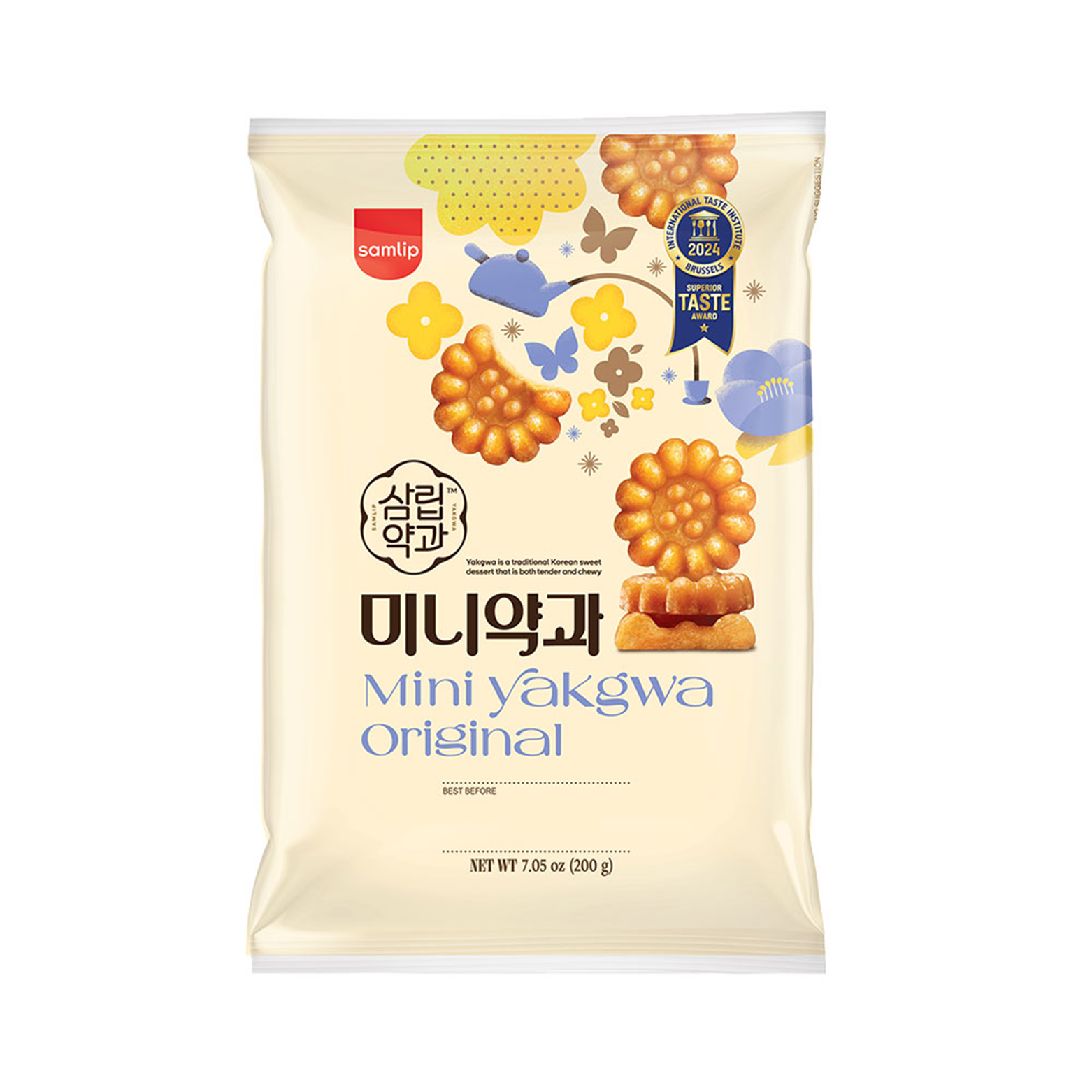 spcsamlip spc samlip mini yakgwa cookie original 7.05 oz.