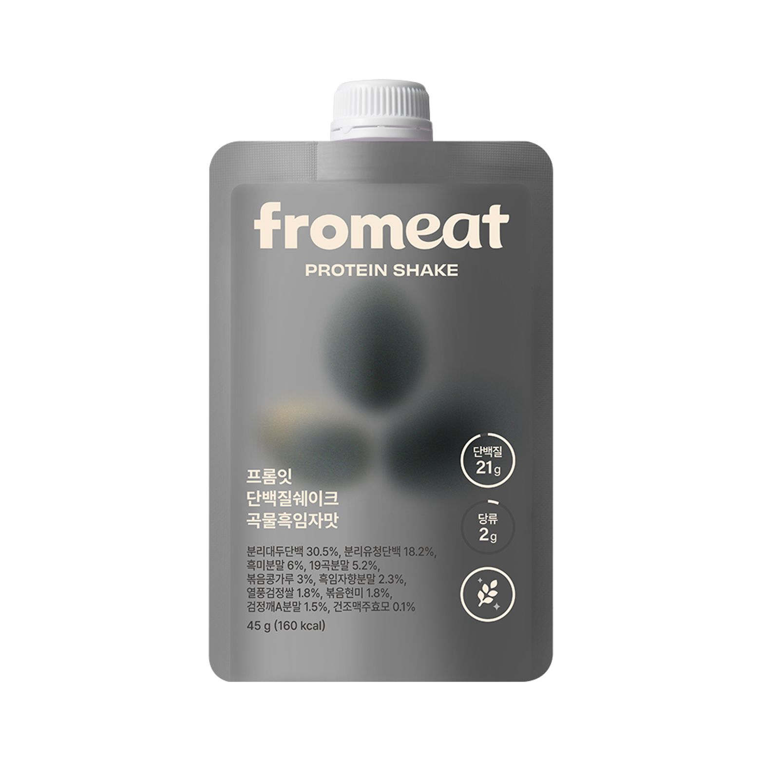 fromeat fromeat protein shake black sesame 1.59 oz.