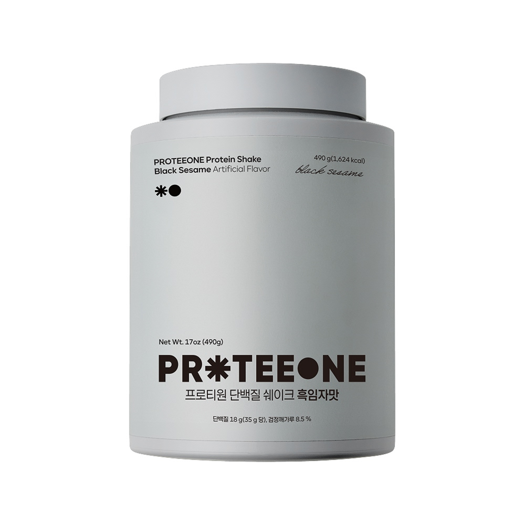 proteeone proteeone protein shake black sesame 17 oz.