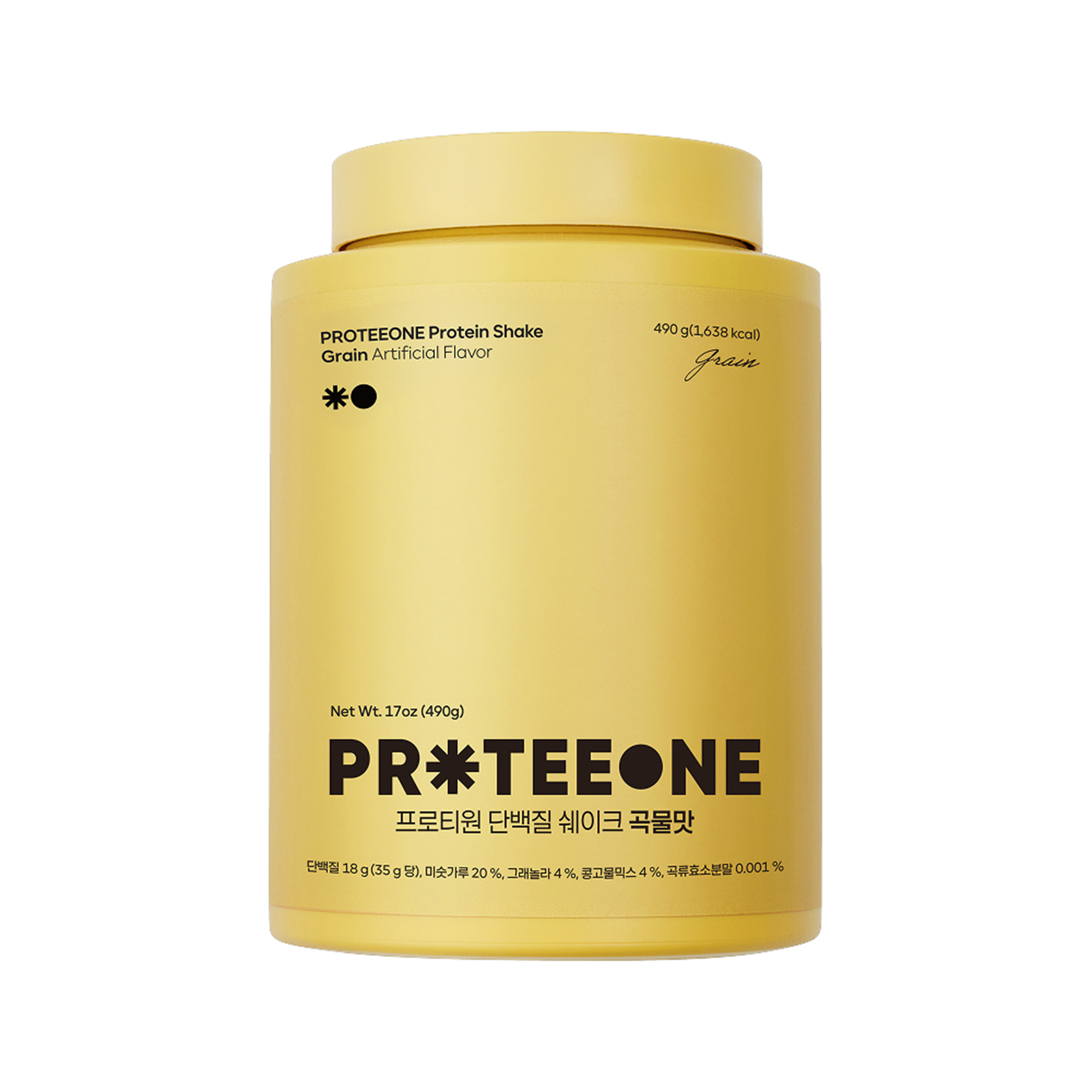 proteeone proteeone protein shake grain 17 oz.
