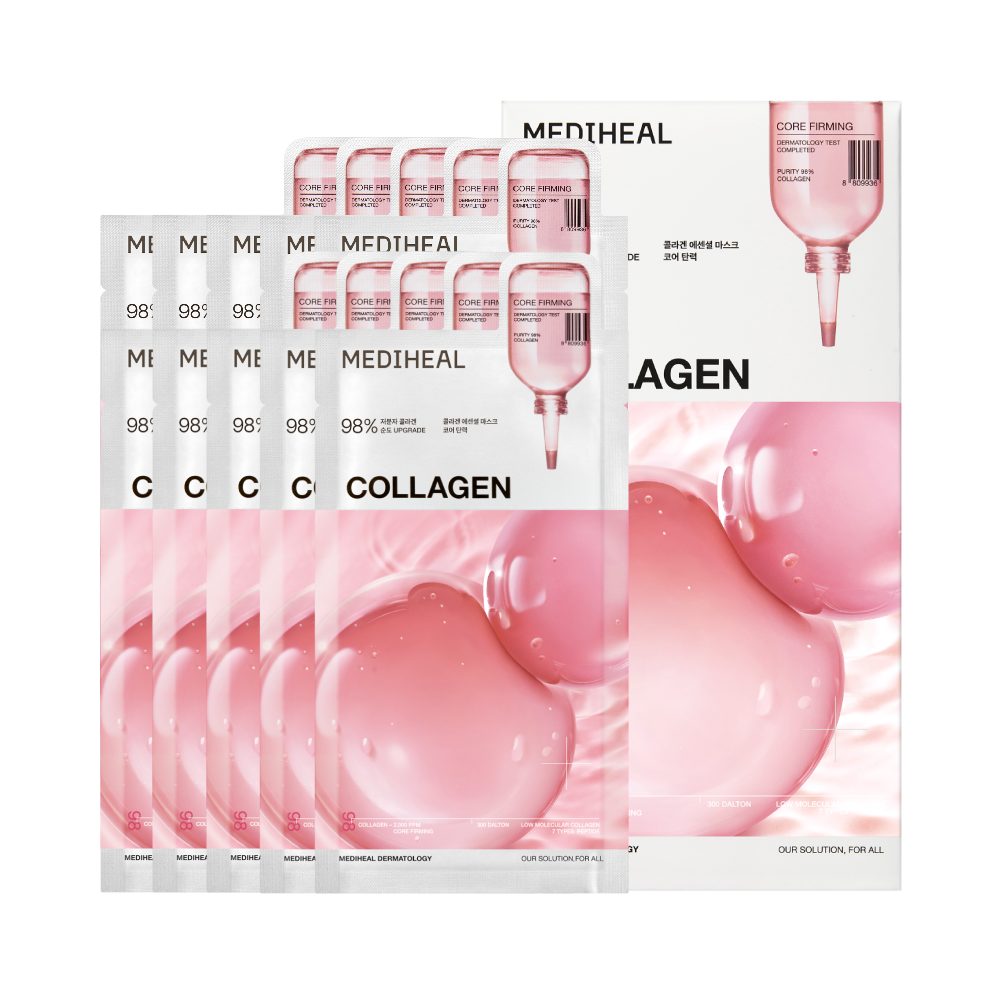 mediheal mediheal collagen essential mask core firming 0.81 fl. oz. x 10ea