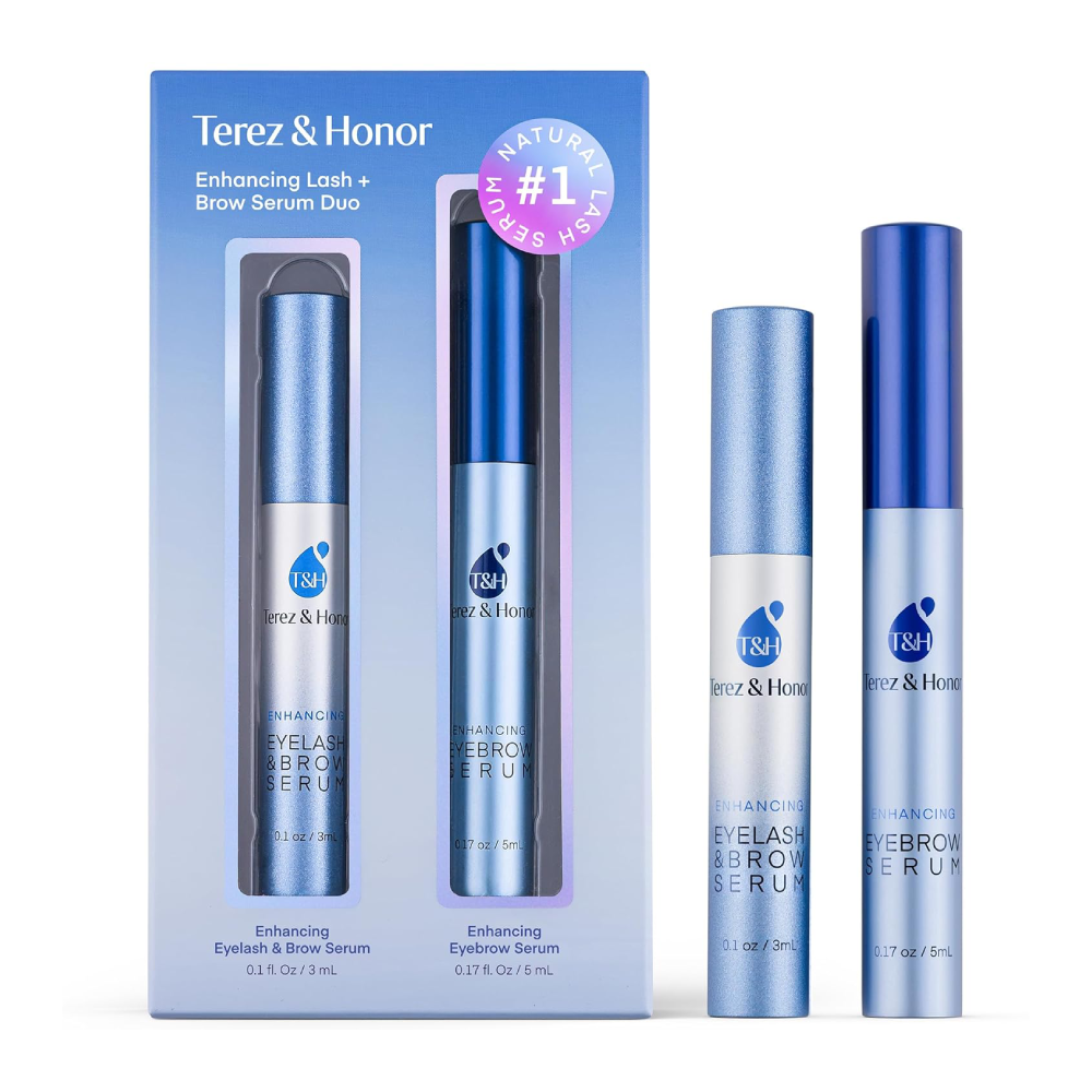 terezhonor terez & honor enhancing lash + brow serum duo 0.1 fl. oz. +0.17 fl. oz.