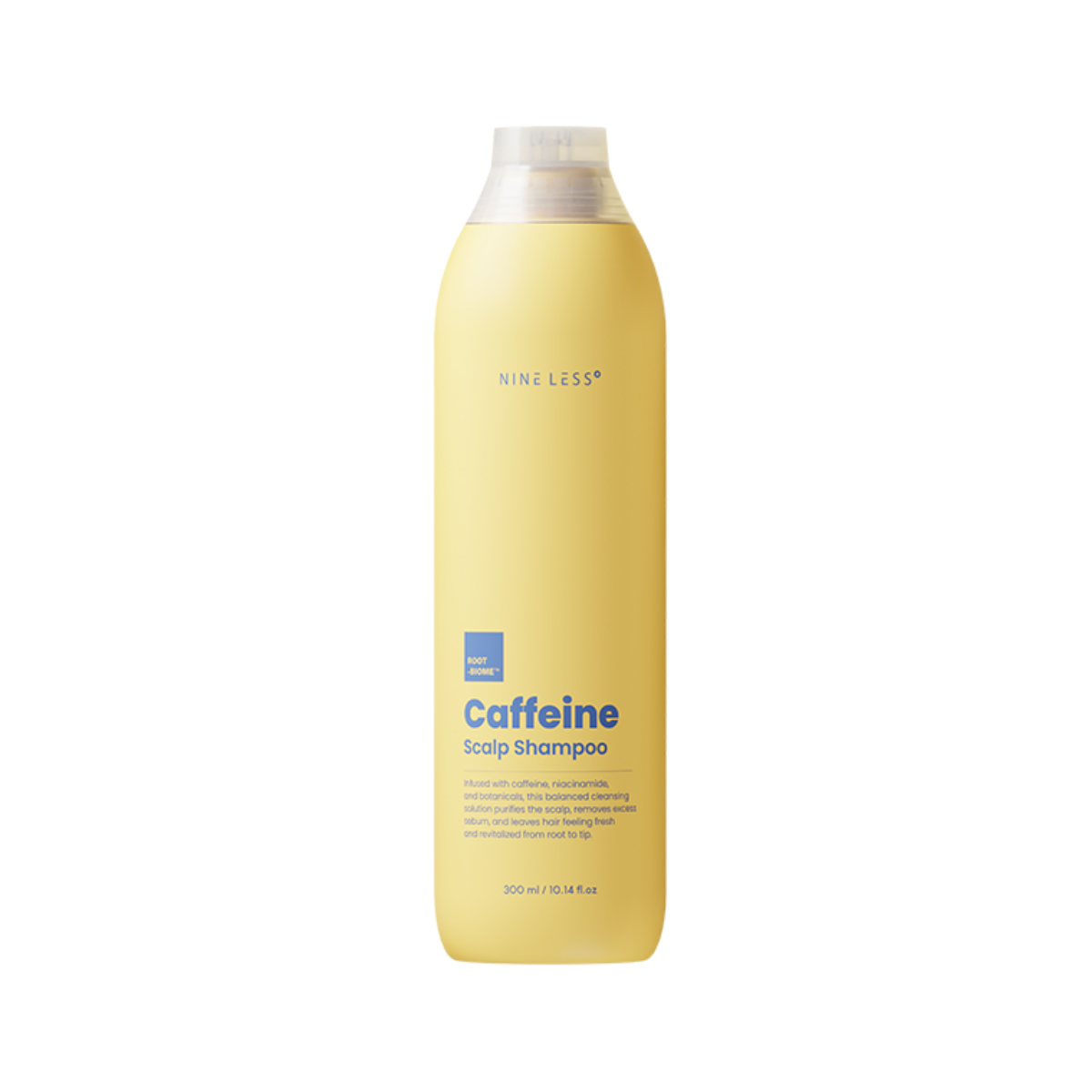 nineless nine less root-biome caffeine scalp shampoo 10.14 fl. oz.
