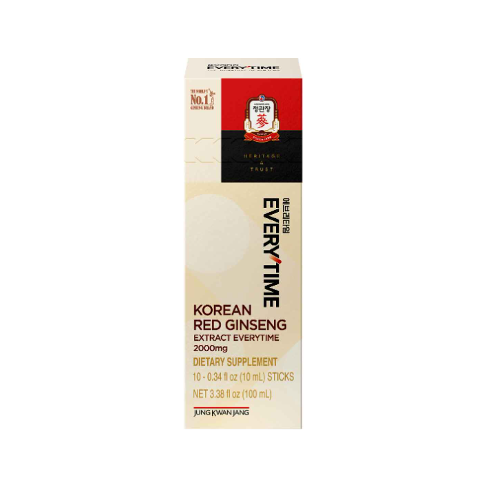 jungkwanjang jung kwan jang korean red ginseng extract 2,000mg 0.34 fl. oz. x 10ea