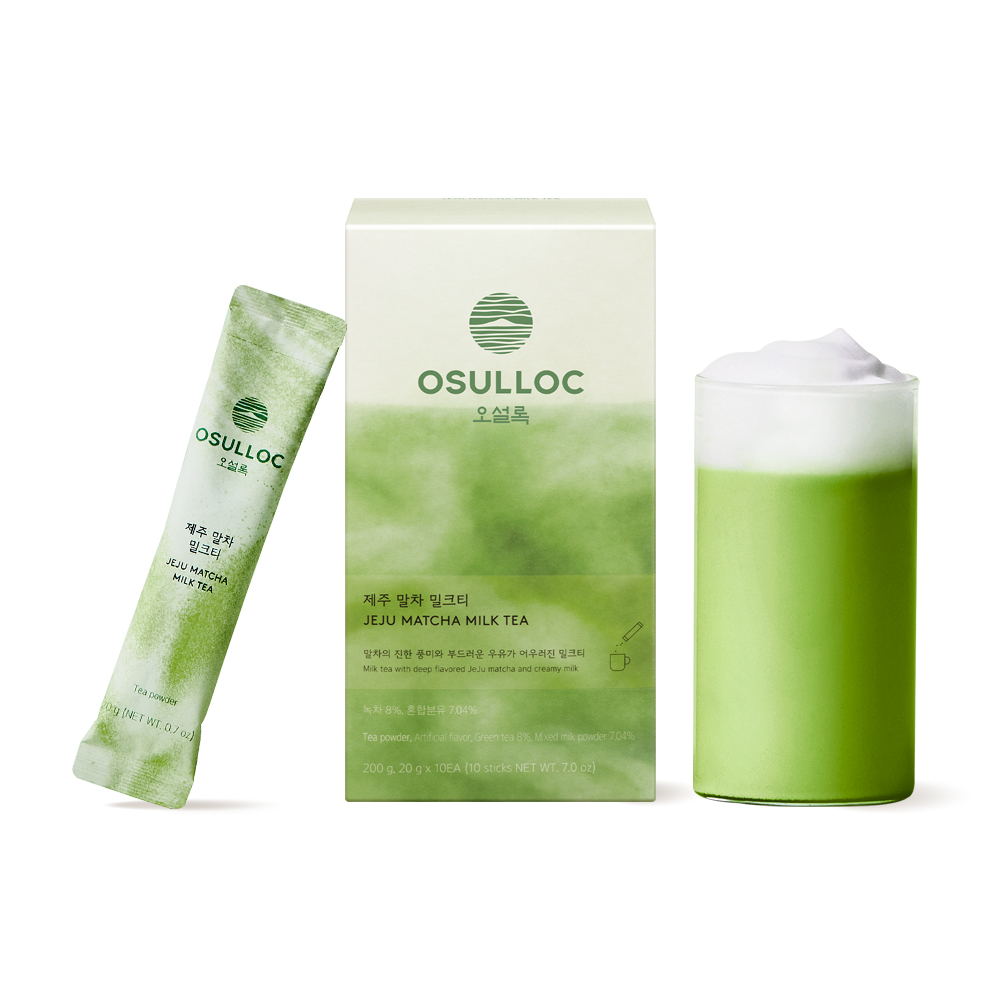 osulloc osulloc jeju matcha milk tea 0.7 oz. x 10ea