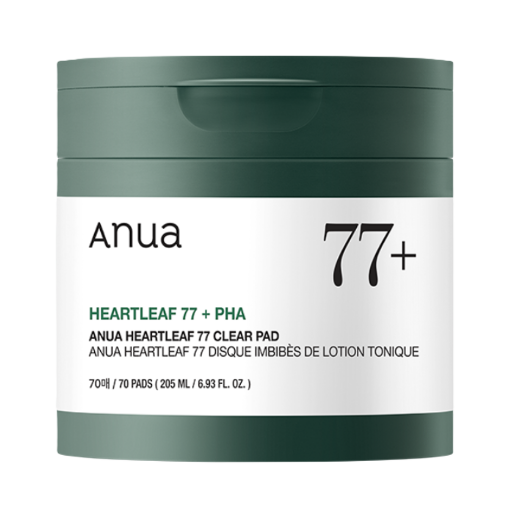 anua anua heartleaf 77 clear pad 70ct 6.93 fl. oz.