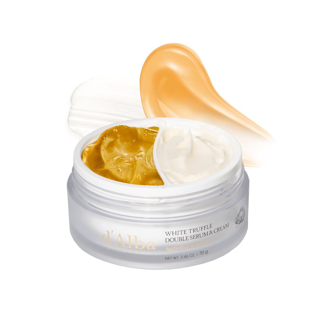 dalbapiedmont d'alba white truffle double serum & cream 2.46 oz.