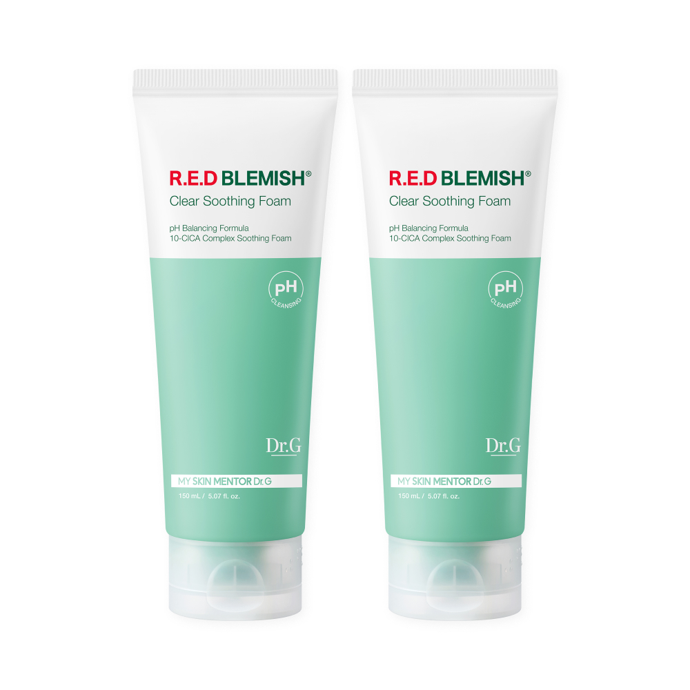 닥터지 닥터지 약산성 레드 블레미쉬 클리어 수딩 폼 듀오기획 (150ml+150ml)