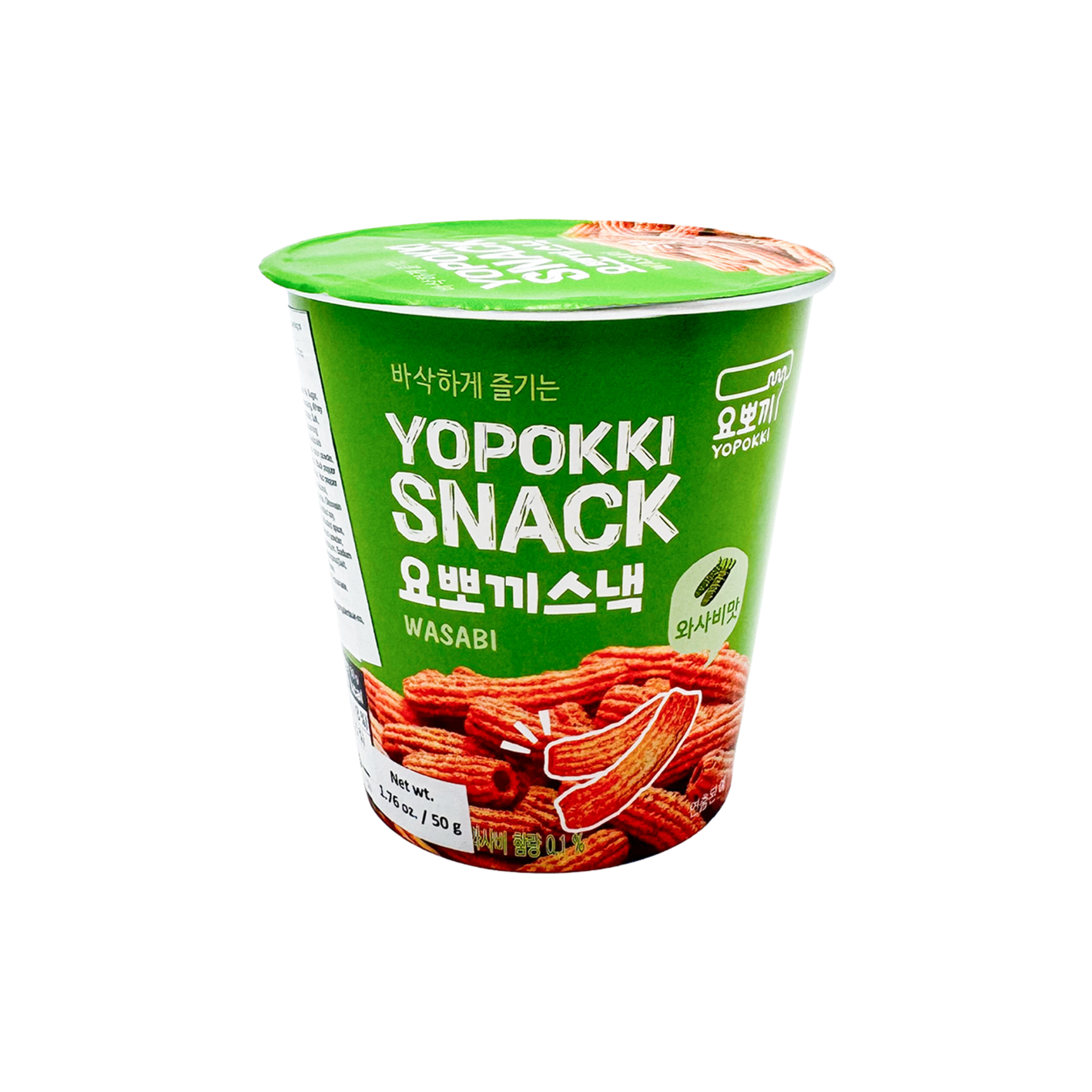 youngpoong youngpoong yopokki snack wasabi cup 1.8 oz.