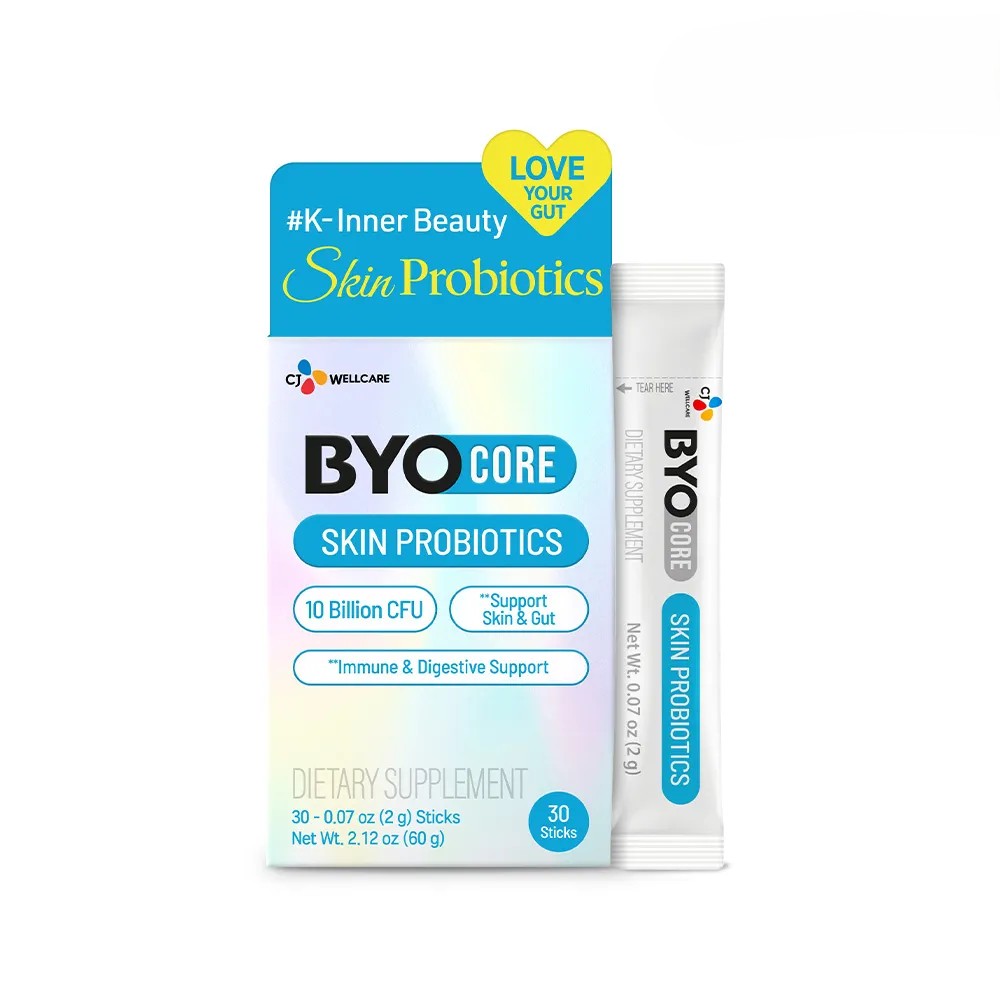 byocore cj byocore skin & immune probiotics 0.07 oz. x 30ea