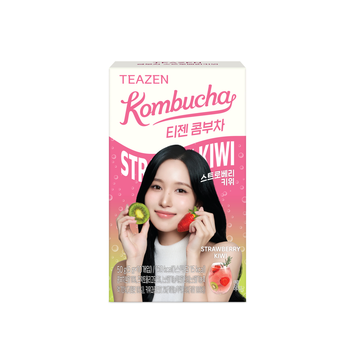 teazen teazen kombucha strawberry kiwi 0.18 oz. x 10ea