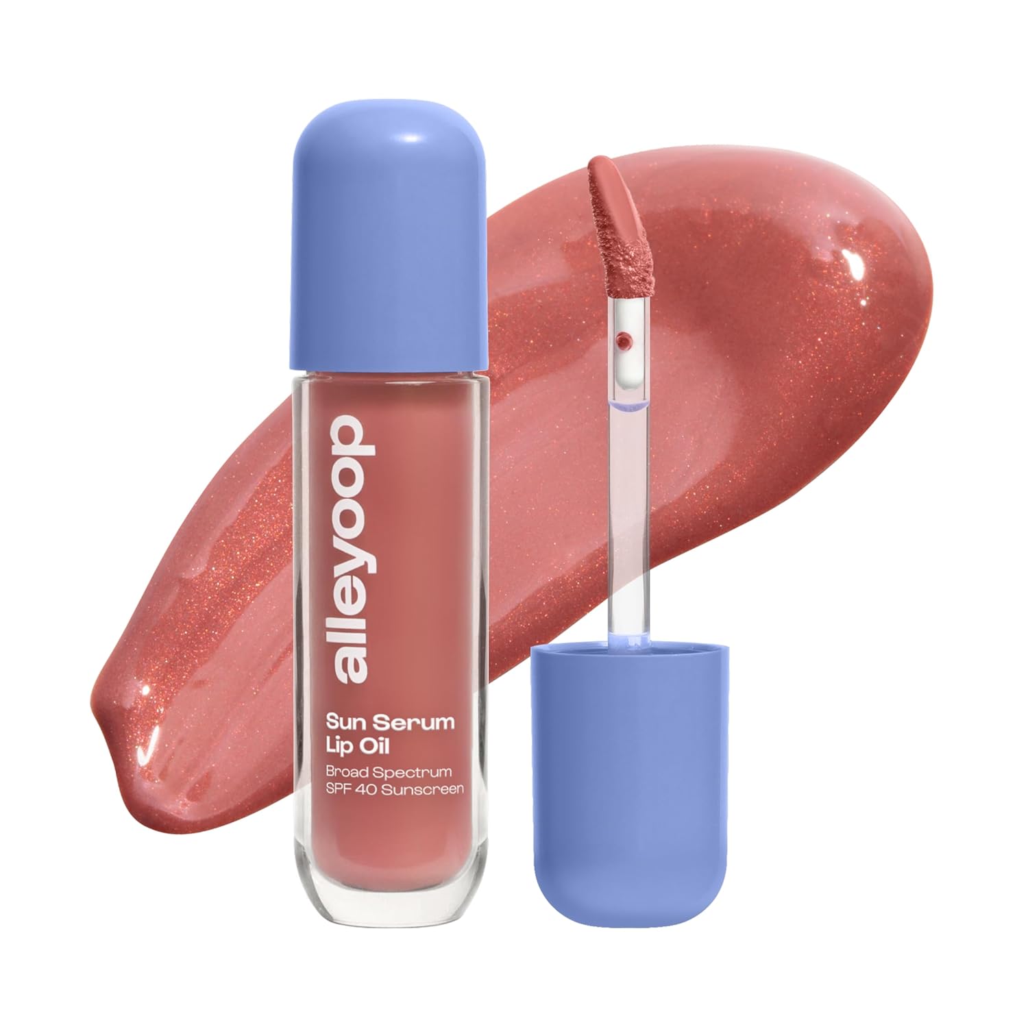 alleyoop alleyoop sun serum lip oil broad spectrum spf 40 mineral sunscreen 0.15 fl. oz.