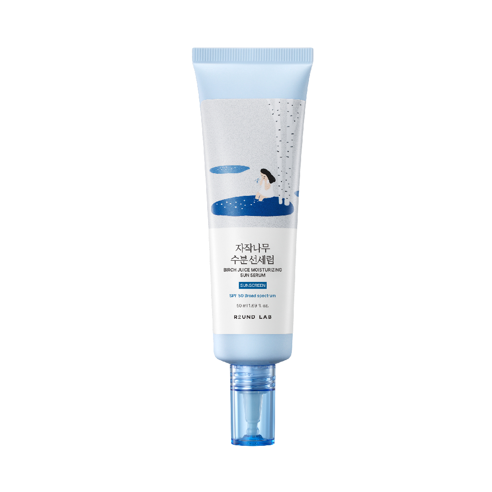 roundlab round lab birch juice moisturizing sun serum 1.69 fl. oz.