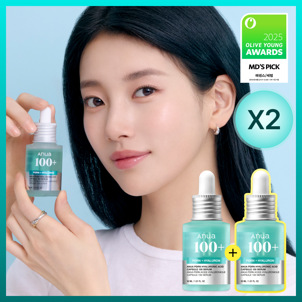 아누아 아누아 피디알엔 히알루론산 캡슐 100 세럼 더블