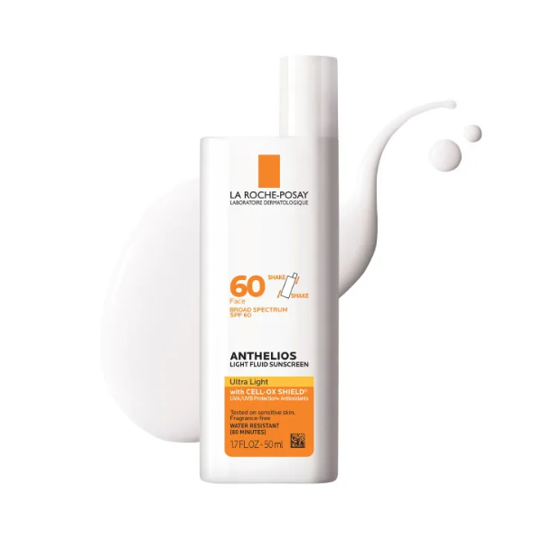 larocheposay la roche posay anthelios ultra light fluid sunscreen spf 60 1.7 fl. oz.
