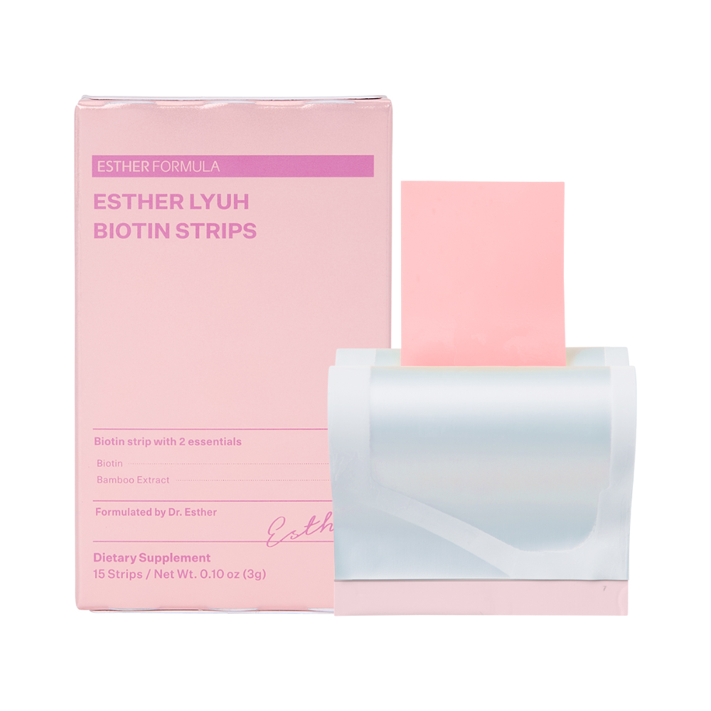estherformula esther formula esther lyuh biotin strips 0.007 oz. x 15ea