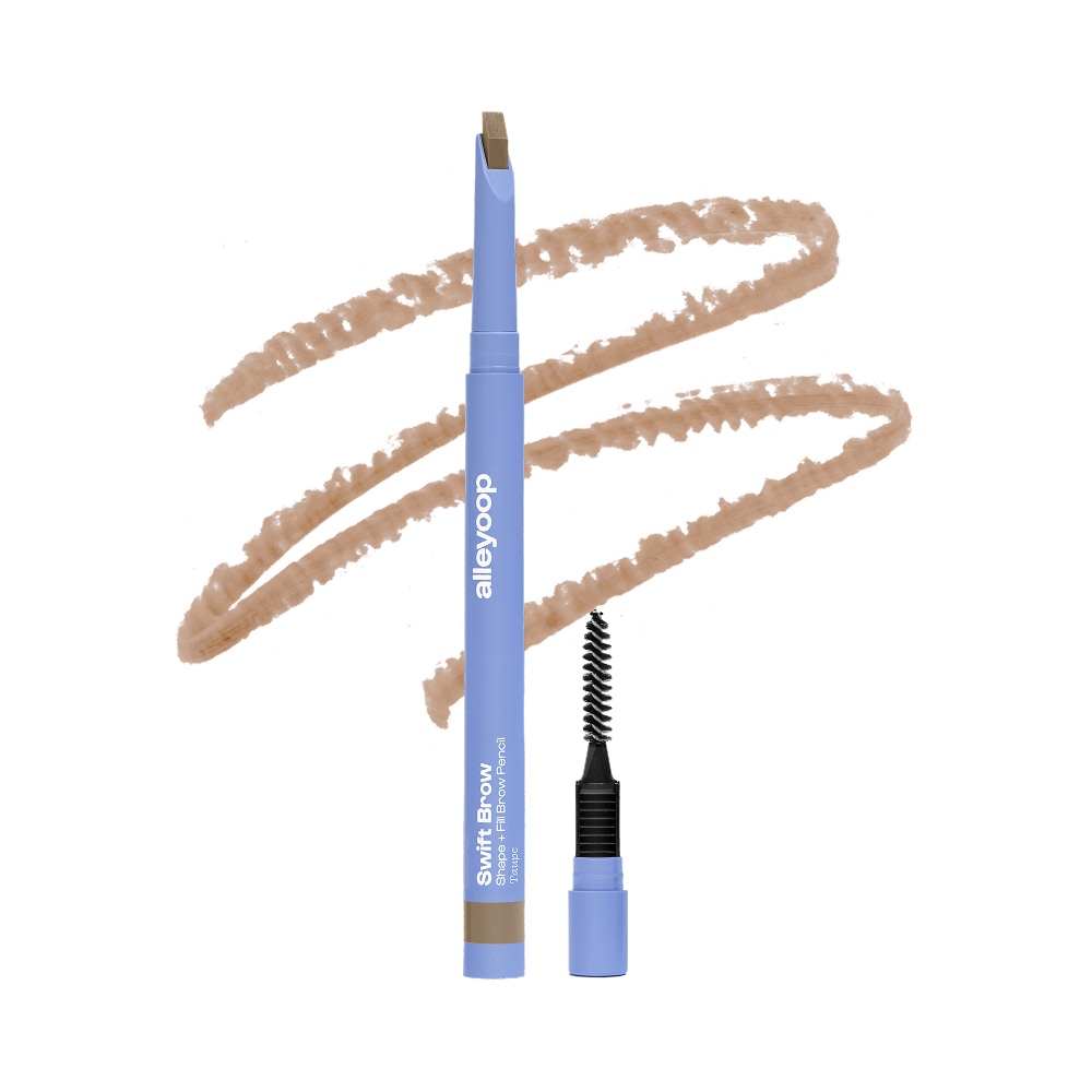 alleyoop alleyoop swift brow shape + fill brow pencil 0.007 oz.