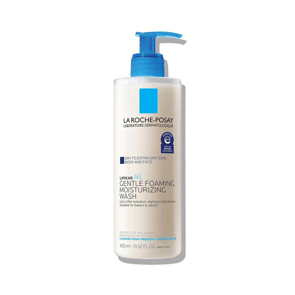 larocheposay la roche posay lipikar ap+ gentle foaming moisturizing wash 13.52 fl. oz.