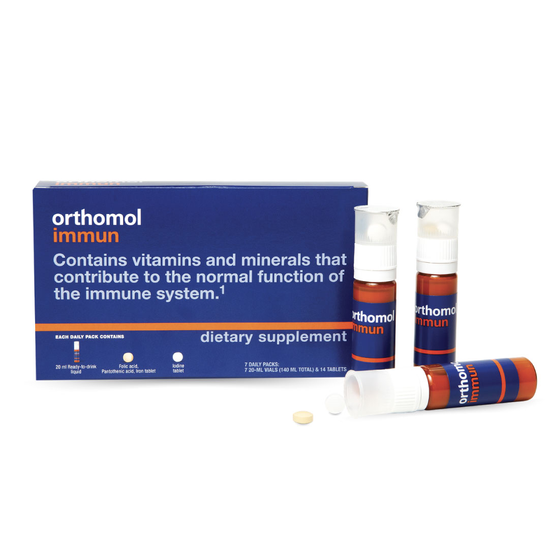 orthomol orthomol immune - daily immun support with vitamin a-e, zinc & selenium 7 - day supply 4.7 fl. oz.