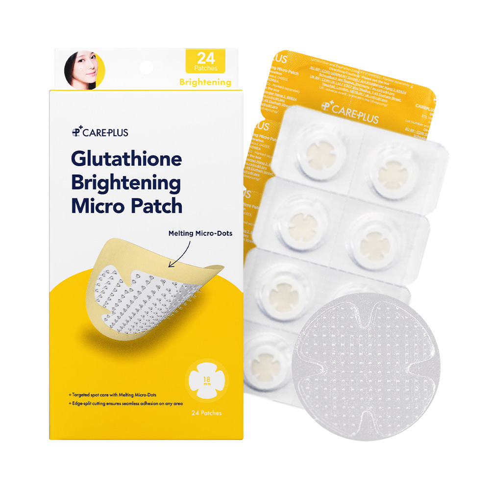 careplus care plus glutathione brightening micro patch