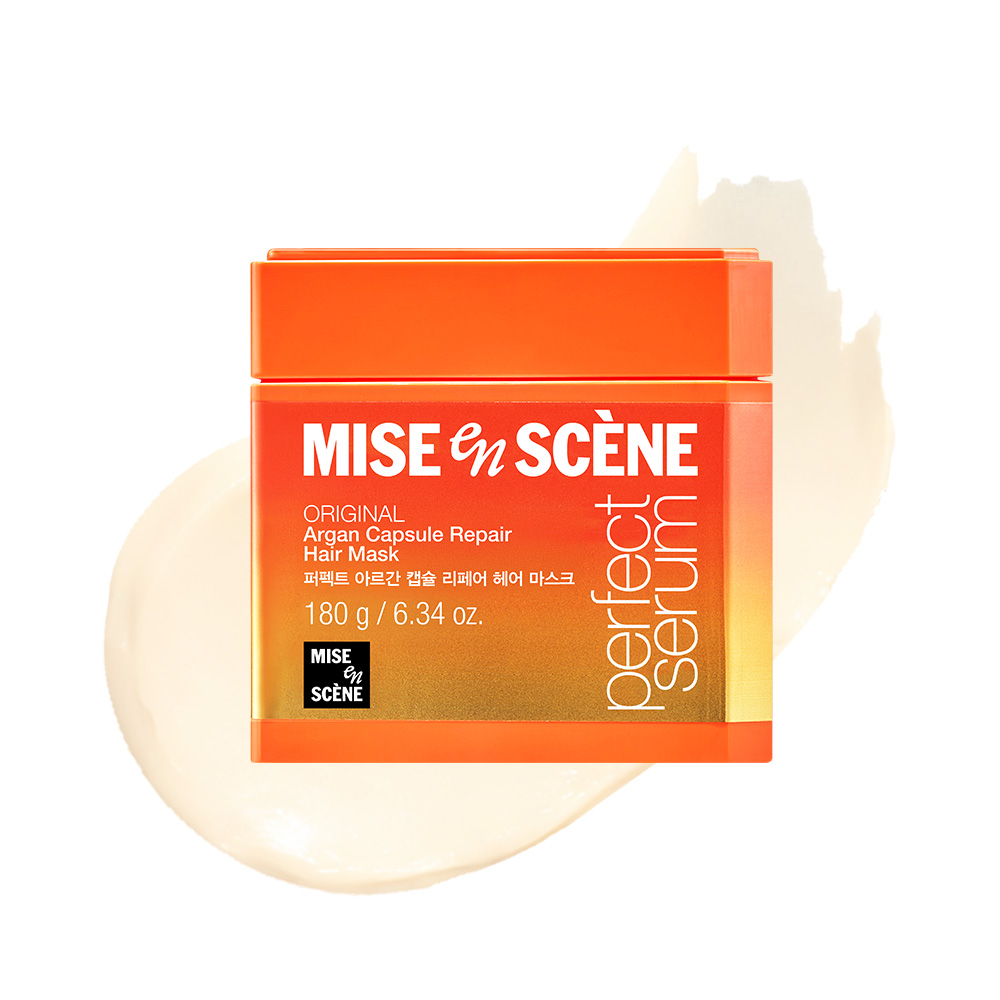 mise-en-scène mise-en-scène perfect argan capsule repair hairmask 6.34 oz.