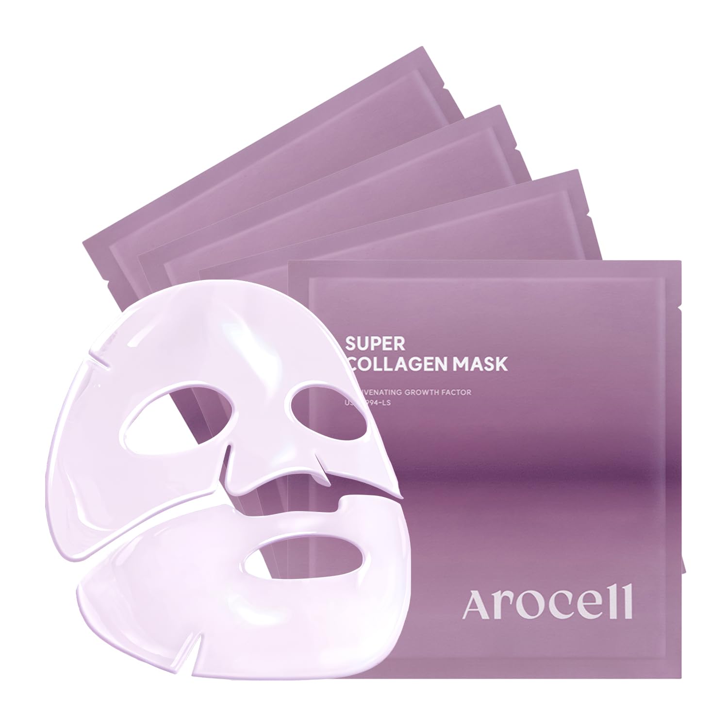 arocell arocell super collagen mask 4ct 1.51 oz.