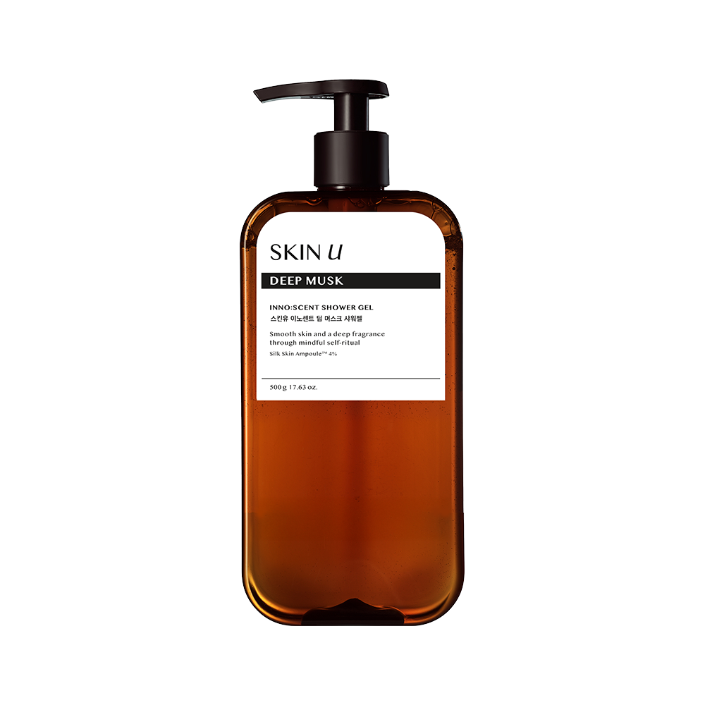 skinu skin u inno:scent deep musk shower gel 17.63 oz.