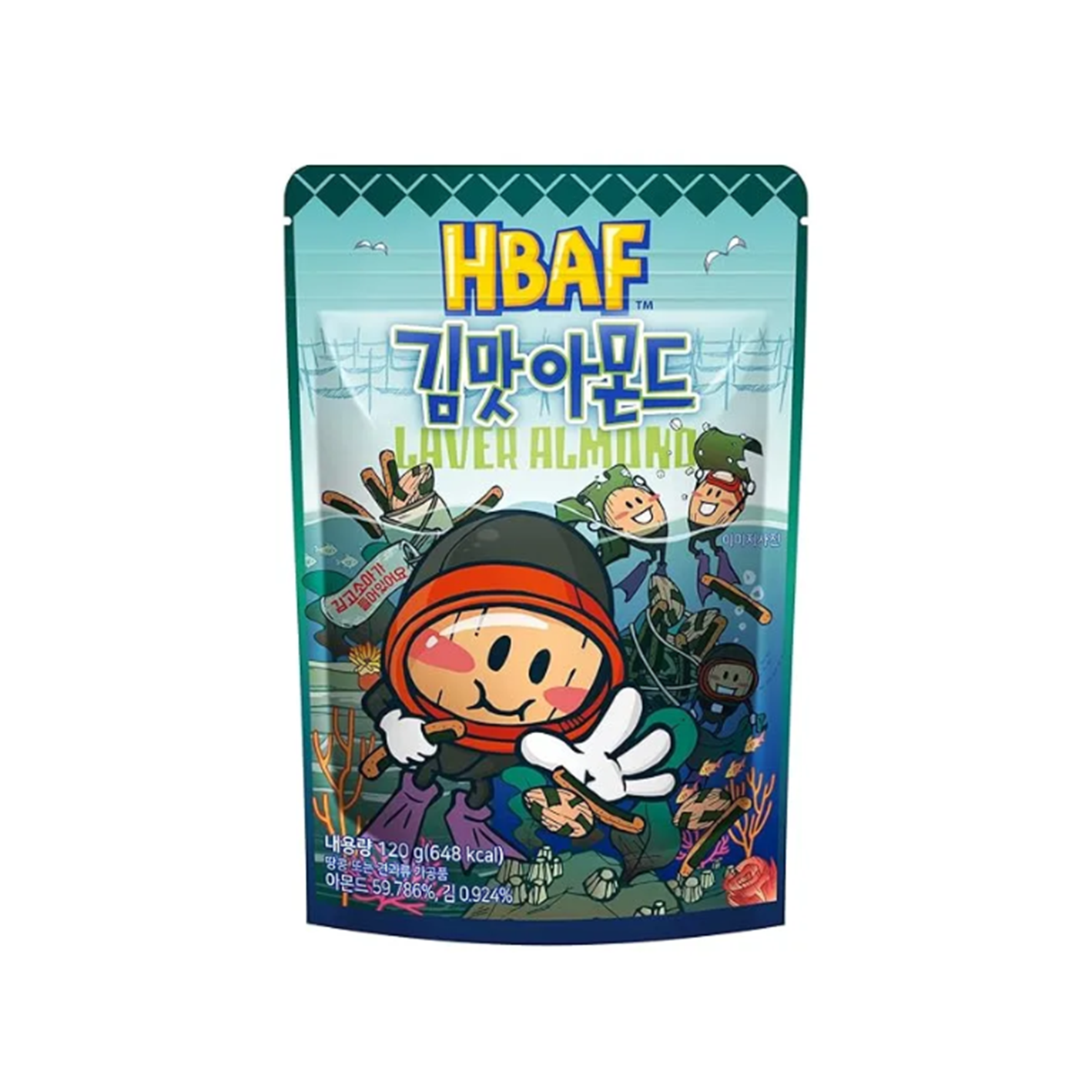 hbaf hbaf laver almond 4.23 oz.