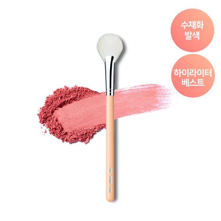 더툴랩 더툴랩 160 블러셔 팬 하이라이터 파우더 치크 브러쉬