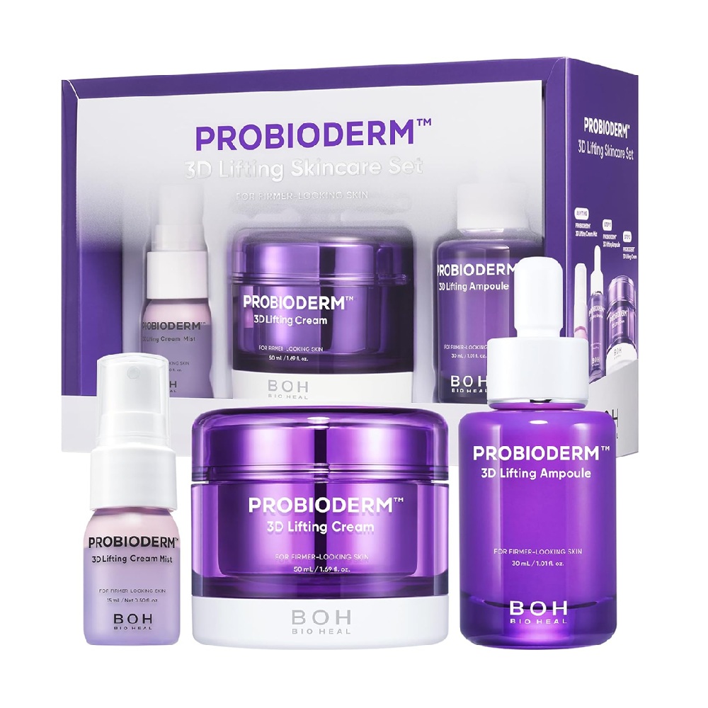 biohealboh bioheal boh probioderm 3d lifting skincare set 3.2 fl. oz.