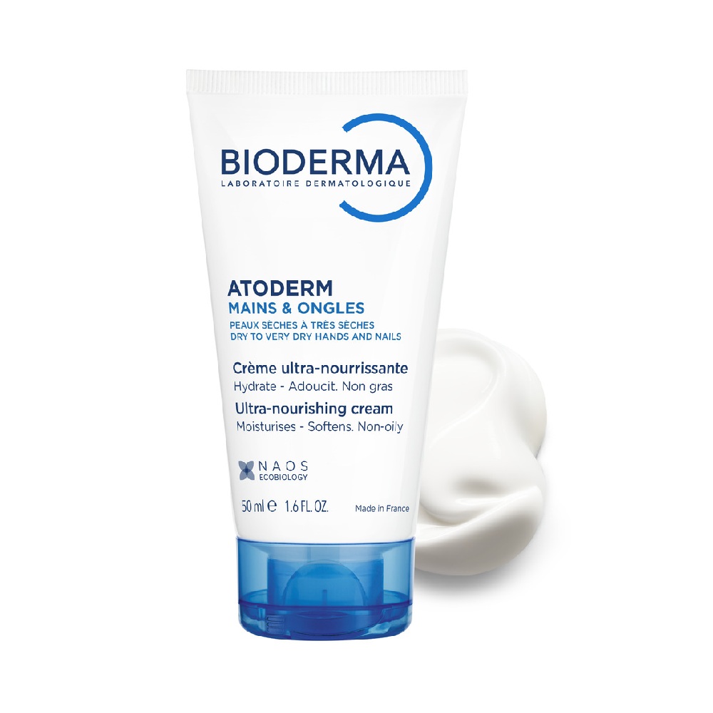 bioderma bioderma atoderm hand & nail cream tube 1.6 fl. oz.