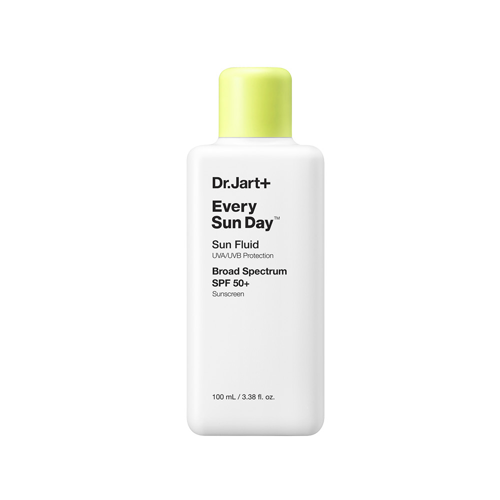 drjart dr.jart+ every sun daytm fluid sunscreen spf 50+3.38 fl. oz.