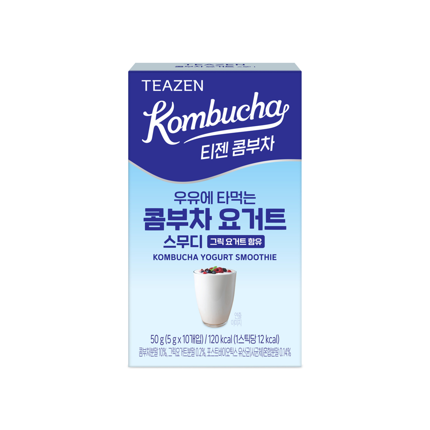teazen teazen kombucha yogurt smoothie 0.18 oz. x 10ea