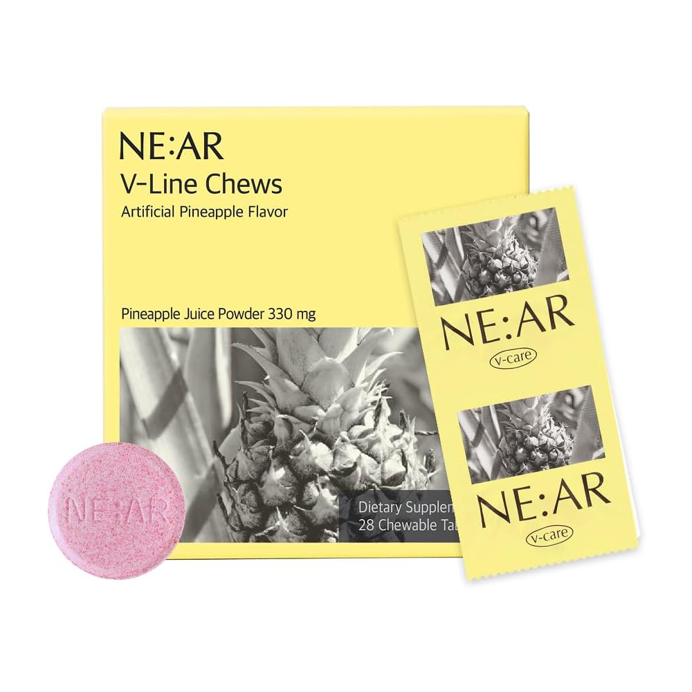 near ne:ar v-line chews net. wt. 1.68 oz.