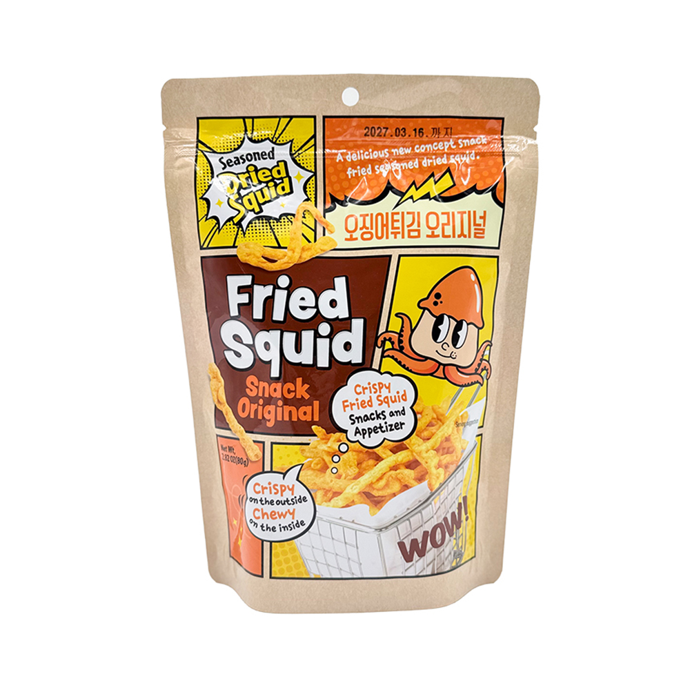 sunfood sunfood fried squid snack original 2.82 oz.