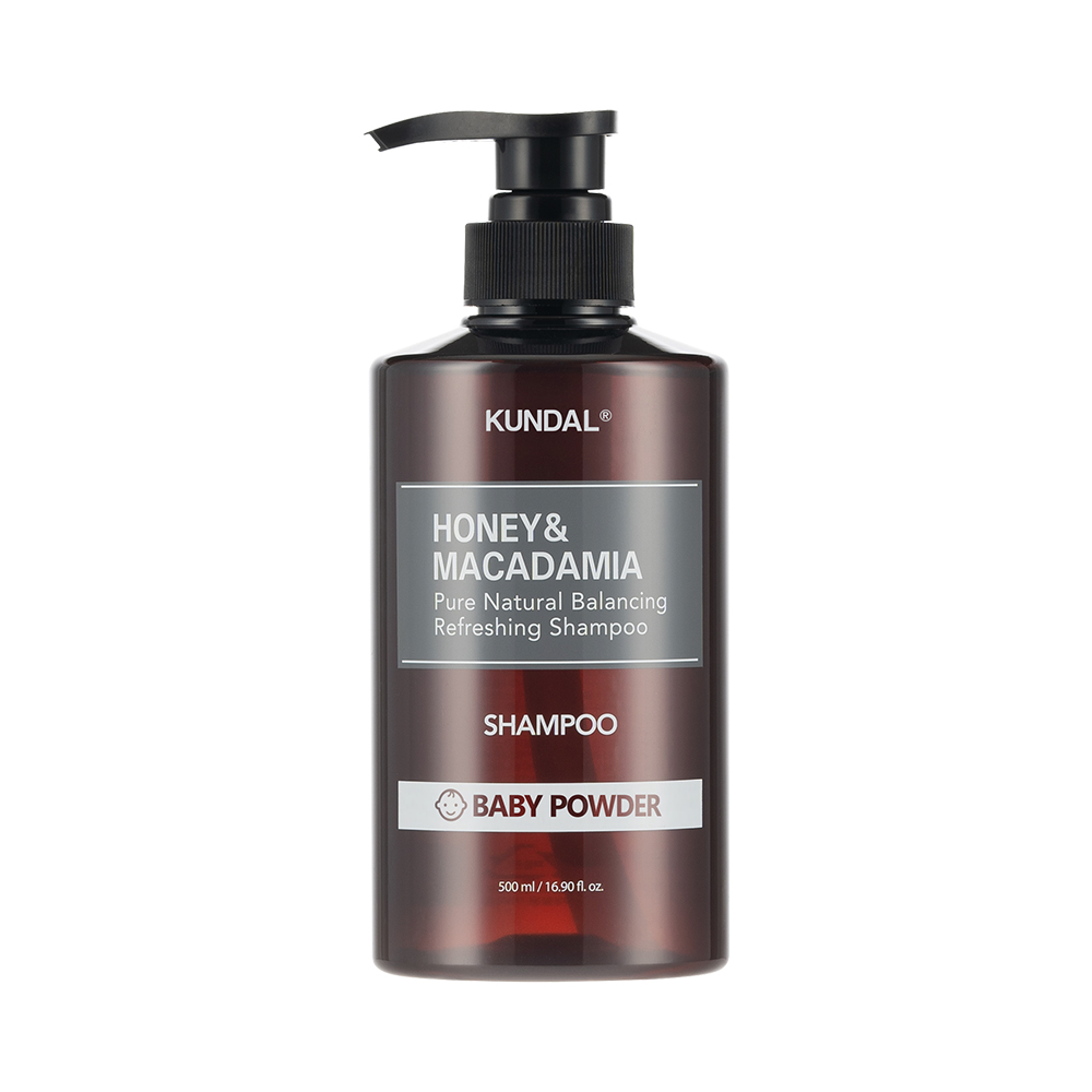kundal kundal honey & macadamia hair shampoo baby powder 16.9 fl. oz.