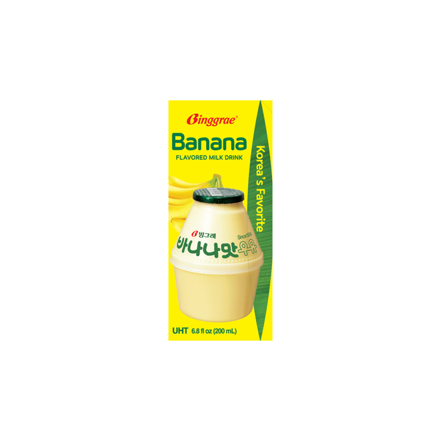binggrae binggrae banana flavored milk 6.8 fl. oz.