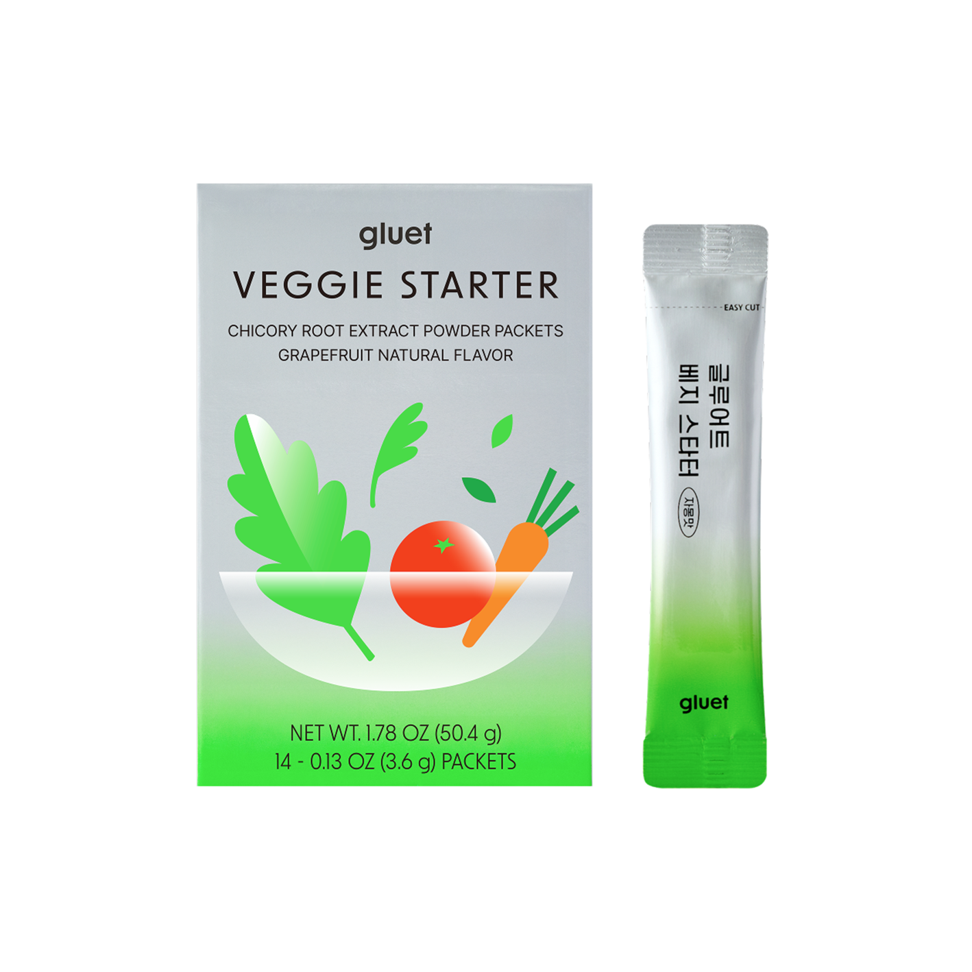 gluet gluet veggie starter 0.13 oz. x 14 sticks