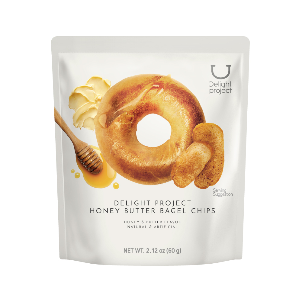 delightproject delight project honey butter bagle chip 2.12 oz.