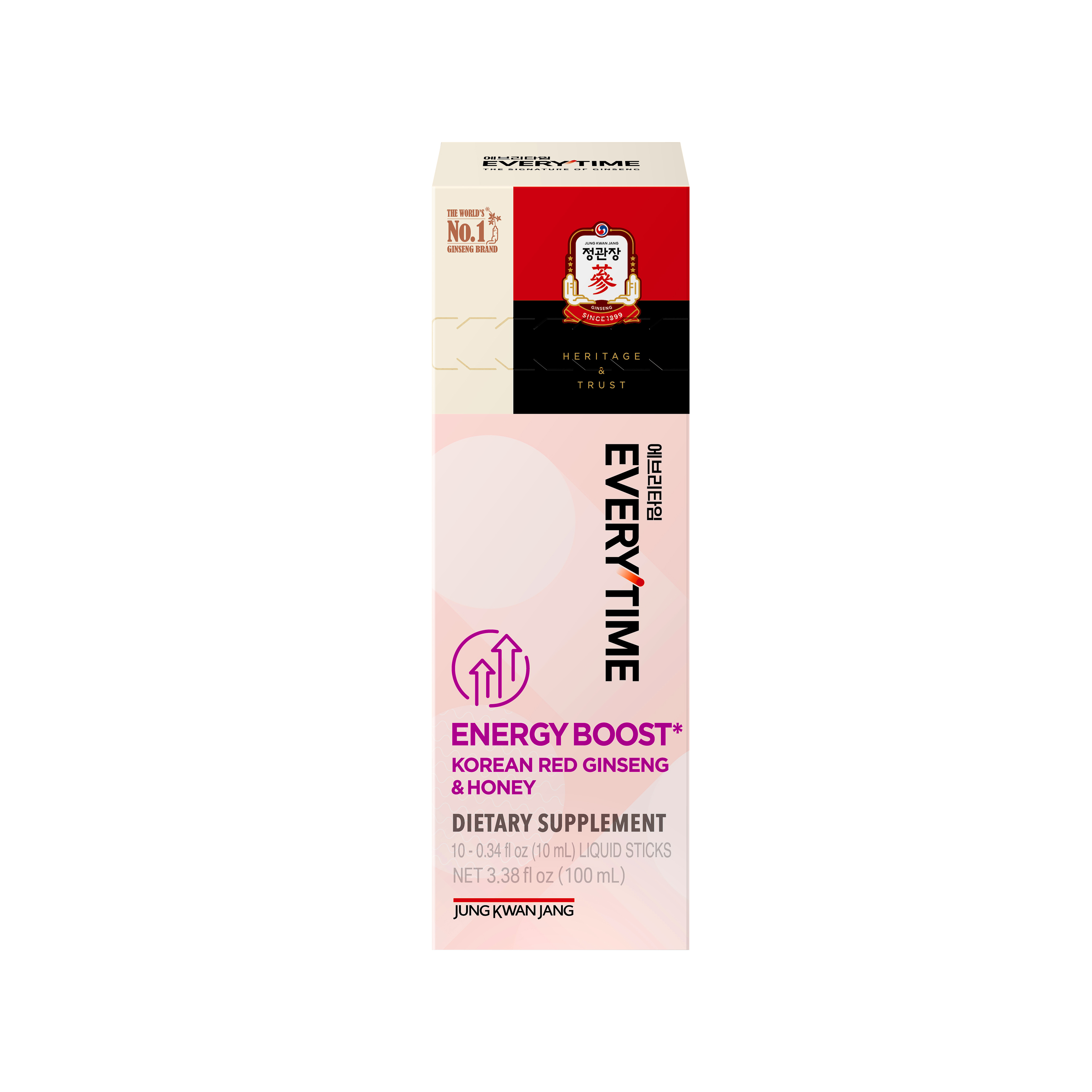 jungkwanjang jung kwan jang energy boost 0.34 fl. oz. x 10ea