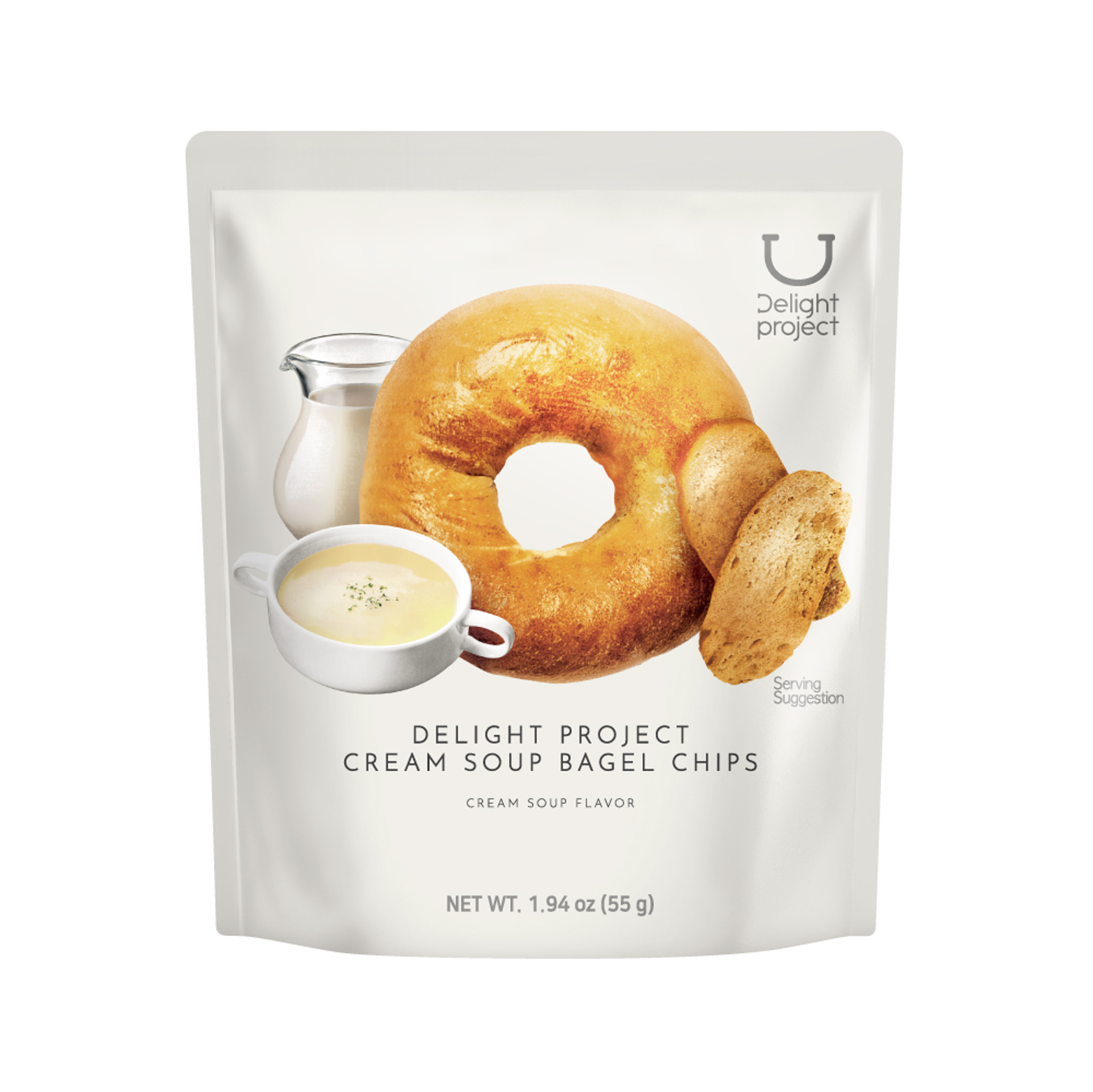 delightproject delight project cream soup bagle chip 1.94 oz.
