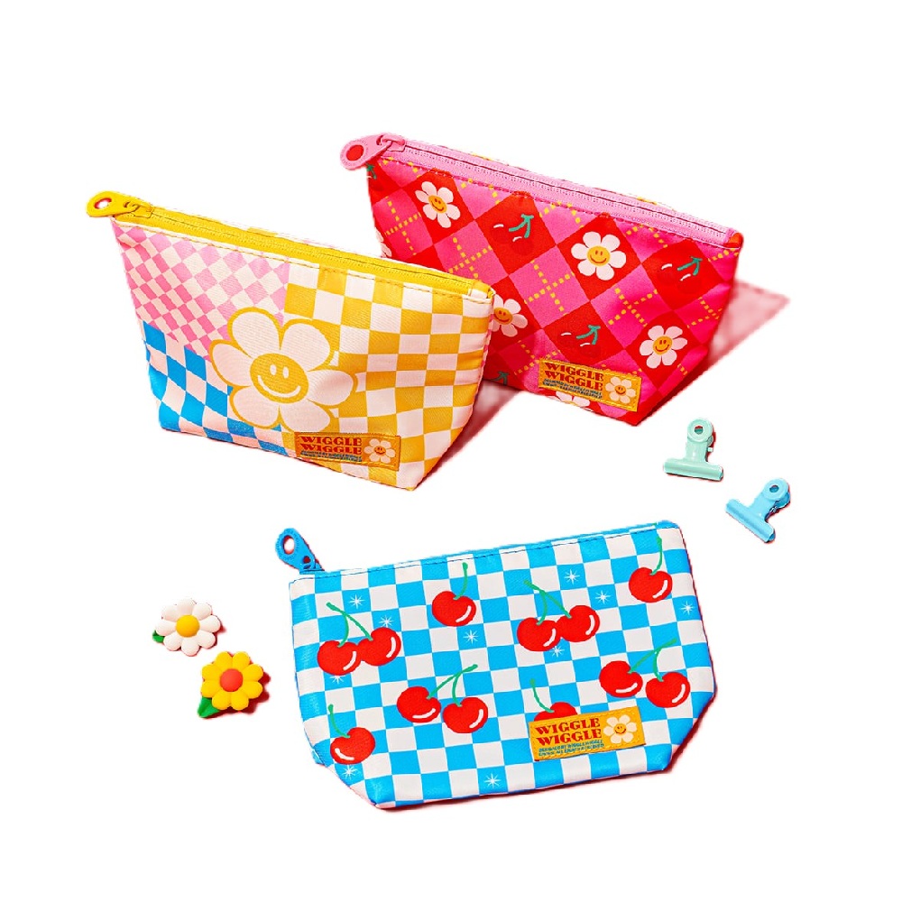 wigglewiggle wiggle wiggle pattern pouch