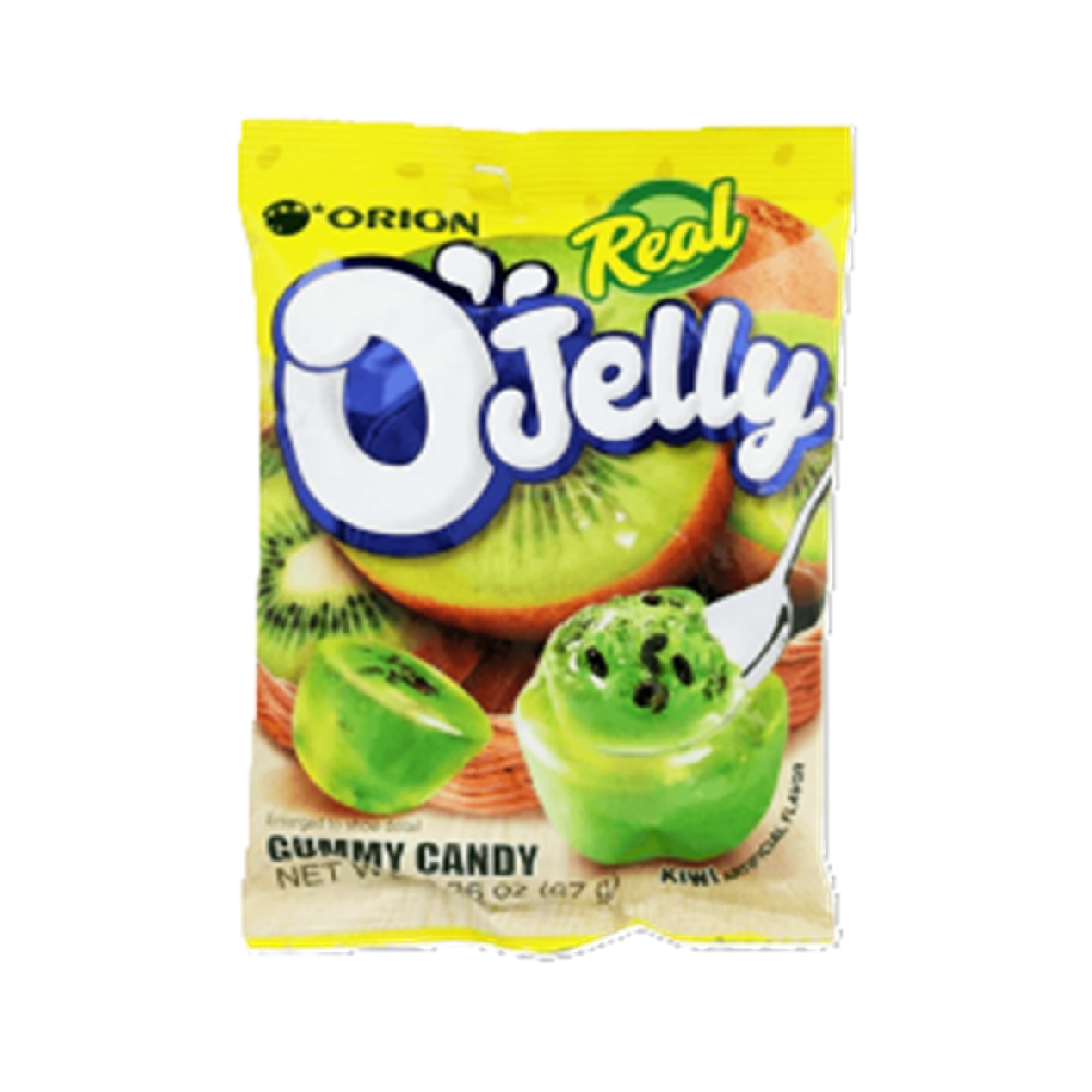 orion orion real o'jelly gummy candy kiwi 2.36 oz.